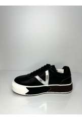 Кеди шкіряні чорні Aidini