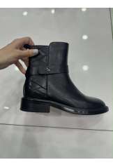 Черевики шкіряні чорні Aidini