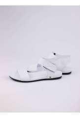 Босоніжки шкіряні білі Aidini