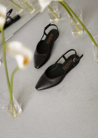 Слінгбеки шкіряні чорні Aidini